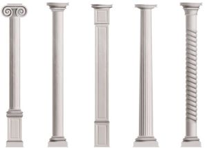 Twisted Shaft GRC Column Pillar