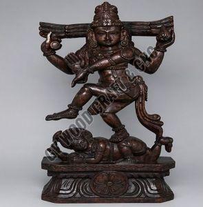 36 Inch Large Wooden Nataraja Statue