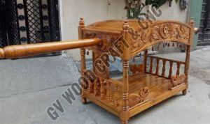 36 Inches Wooden Handcrafted Palki