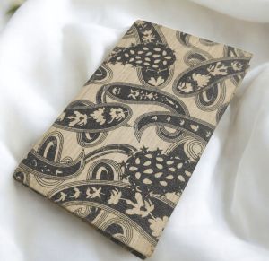 Block Print Cotton Paper Journal Set Black