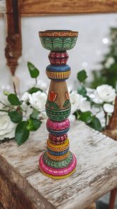 Folk Art Fiesta Candel Holder