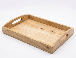 Hand Crafted Wooden Breakfast Serving Tray