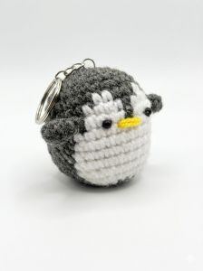 Handmade Chroachet Penguin Keychain
