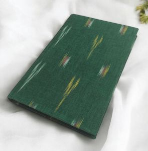 Ikat Handloom Journal Dark Green