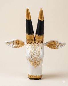 Royal Ivory Handcrafted Bull Wall Decor