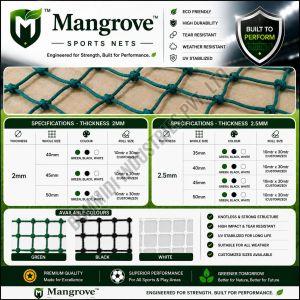 Mangrove 2.5mm Twisted Green Sports Net