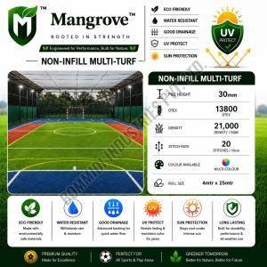 Mangrove Non Infill Football Artificial Turf