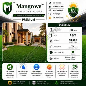 Mangrove Premium 45mm Artificial Grass