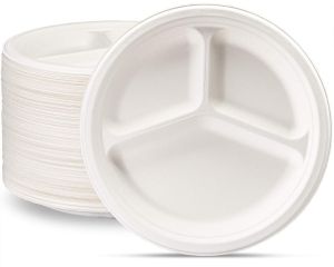 Round Compartment Paper Plate