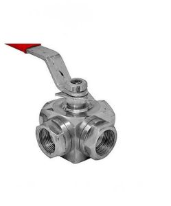 4 Way Stainless Steel Ball Valve