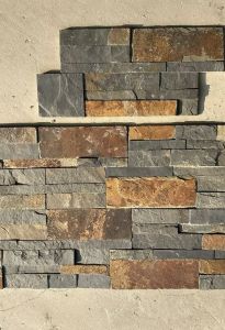 Autumn Rustic Slate Stone Wall Panel
