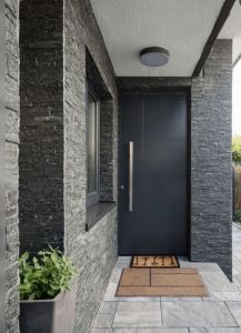 Black Slate Stone Wall Panel
