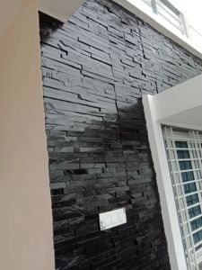 Jack Black Slate Stone Wall Panel