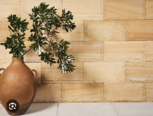 Teak Wood Wall Cladding Stone Tile