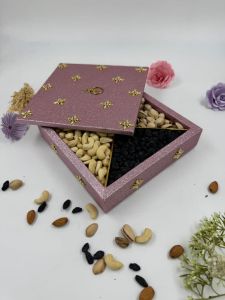 Designer Wooden Dry Fruit Hamper Box