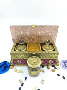Multipurpose Wooden Dry Fruit Organizer Box