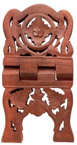 Hand Carved Wooden Mobile Stand