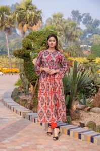 Ladies Ethnic Printed Casual Kurti