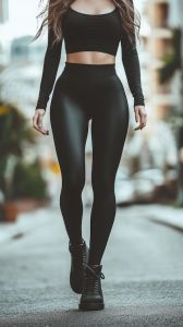 Ladies High Waist Activewear Leggings