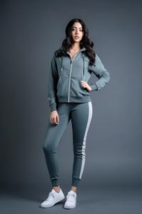 Ladies Hooded Tracksuit Set
