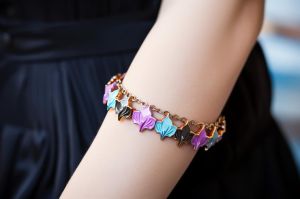 Ladies Multicolor Charm Bracelet