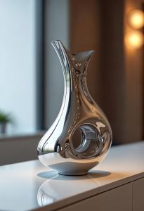 Modern Metallic Decorative Flower Vase