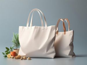 Reusable Cotton Canvas Shopping Tote Bag