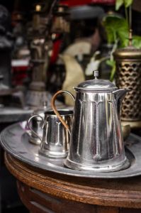 Stainless Steel Coffee Pot Serving Set
