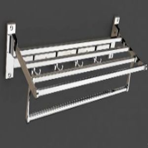 24 Inch Stainless Steel Folding Towel Rack