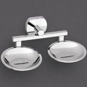 Stainless Steel 304 Chrome Finish Double Soap Dish