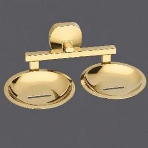 Stainless Steel 304 PVD Gold Double Soap Dish