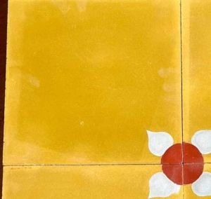 Decorative Flower Pattern Cement Tile
