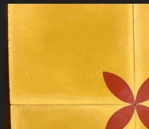 Eco Friendly Flower Design Cement Tile