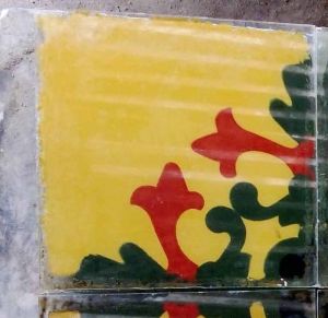 Floral Cement Wall Tile