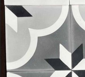 Handmade Floral Pattern Tile