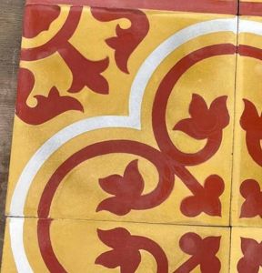 Handmade Flower Wall Tile