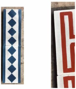 Handmade Kitchen Flower Tile