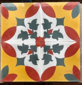 Heritage Athangudi Floral Tile