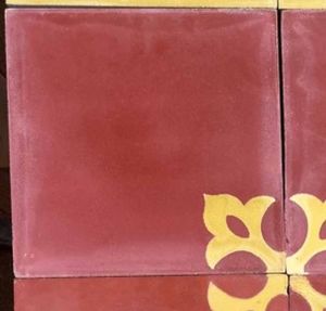 Living Room Flower Tile