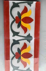 Premium Athangudi Flower Tile