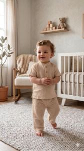Espresso Brown Kids Co Ord Set