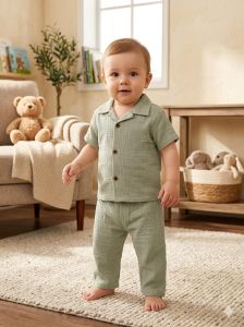 Green Kids Co Ord Set