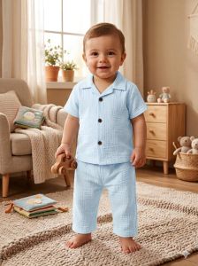 Light Blue Kids Co Ord Set