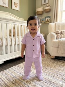 Purple Kids Co Ord Set