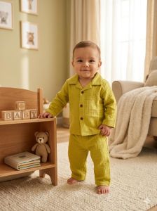 Vintage Gold Kids Co Ord Set