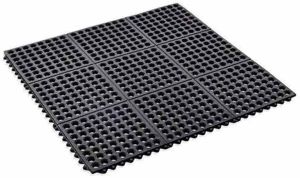 Black Rubber Floor Mat