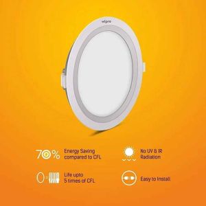 Wipro Garnet Round LED Wave Panel Light