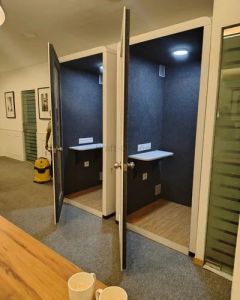 4x6 Feet Sound Proof Office Cabin
