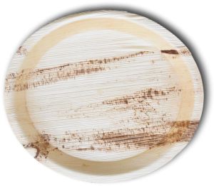 10 Inch Round Areca Leaf Deep Plates