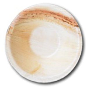 4.5 Inch Round Areca Leaf Bowls